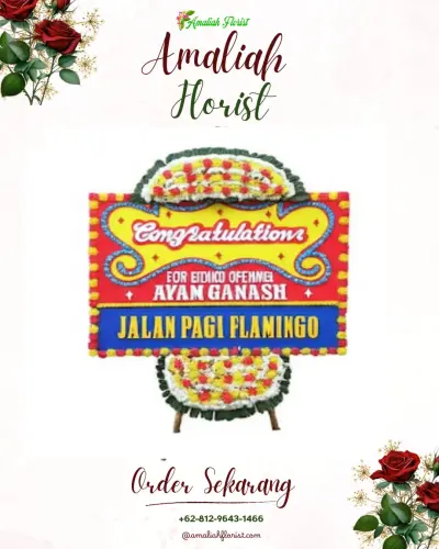 Bunga Papan Congratulation di Pondok Cina